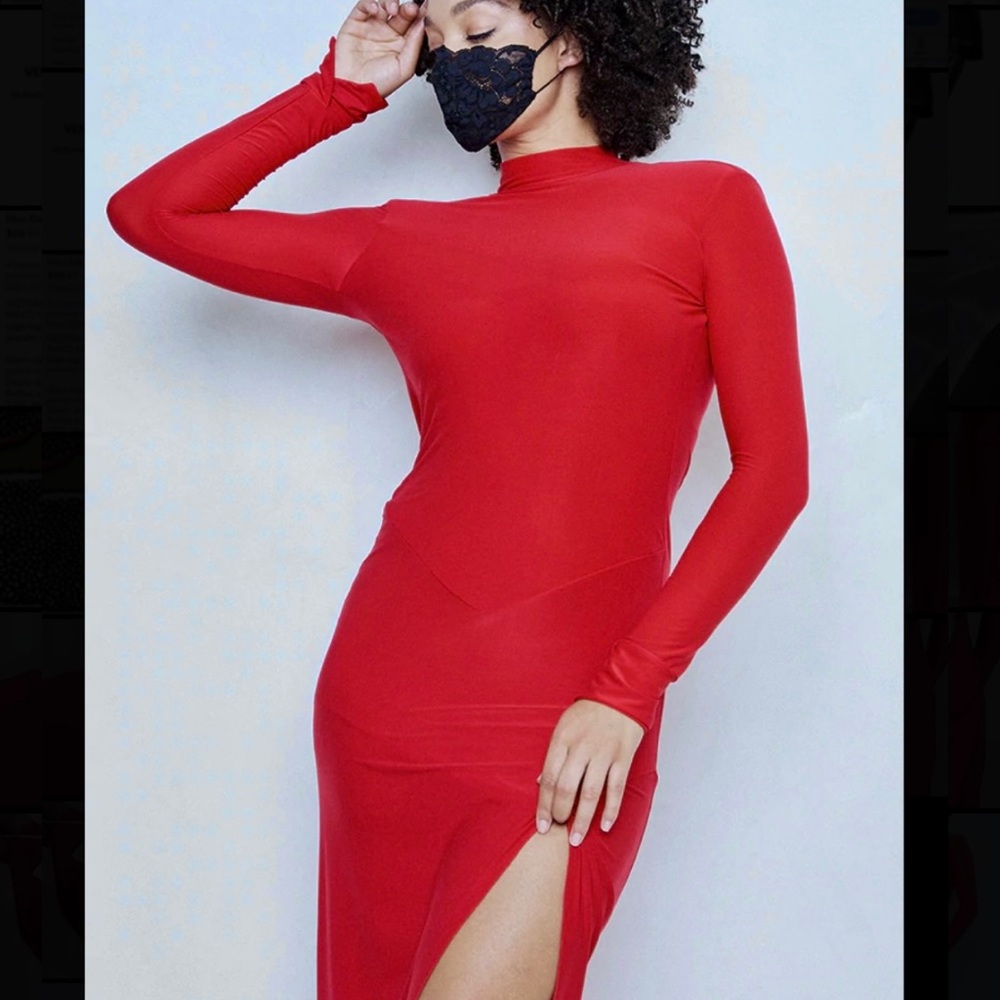We are HAH (Hot as hell) Southern Lady Dress Sz S and L Rouge Red-VerySexy dress - Picture 2 of 16